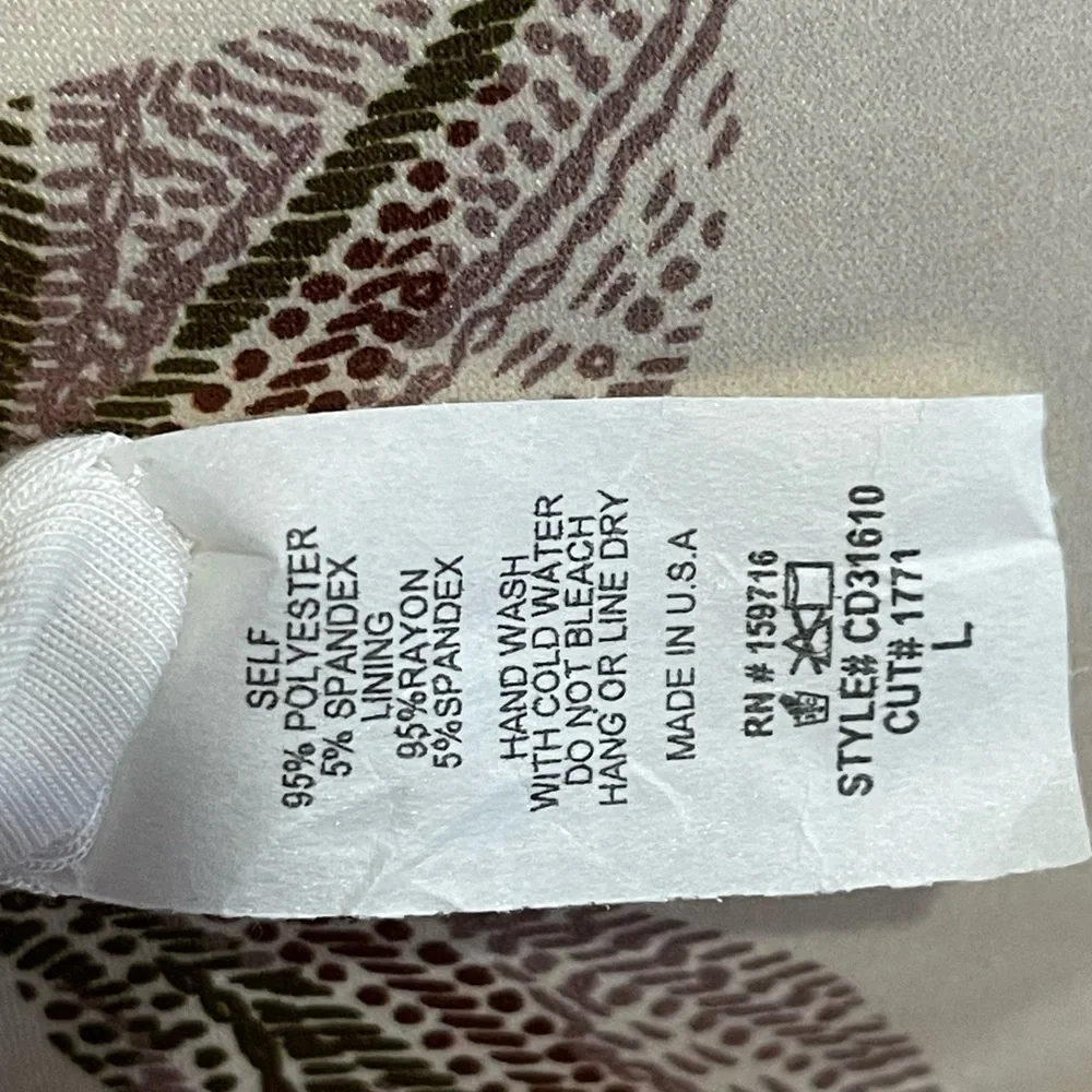 New Chrysanthemum‎ L Floral Cut-Out Maxi Dress w Stretch 810 - Picture 8 of 10
